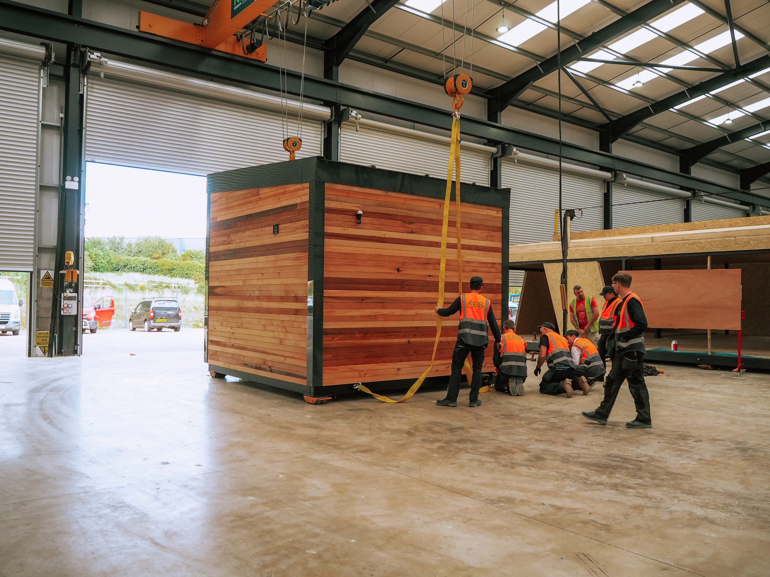 Modular Building Provider KES Group Delivery Process
